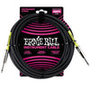 Ernie Ball 6 Meters Straight / Straight Instrument Cable, Black