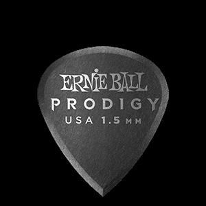 Ernie Ball 1.5 mm Mini Prodigy Picks 6 Pack, Black