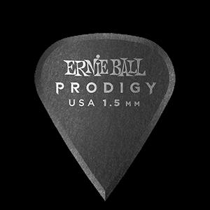 Ernie Ball 1.5 mm Sharp Prodigy Picks 6 Pack, Black