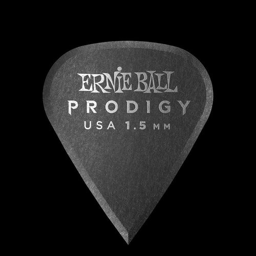 Ernie Ball 1.5 mm Sharp Prodigy Picks 6 Pack, Black