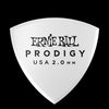 Ernie Ball 2.0 mm Shield Prodigy Picks 6 Pack, White