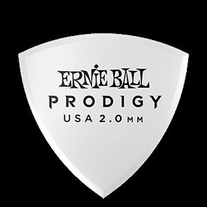 Ernie Ball 2.0 mm Shield Prodigy Picks 6 Pack, White