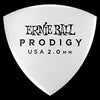 Ernie Ball 2.0 mm Large Shield Prodigy Picks 6 Pack, White