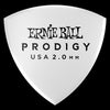 Ernie Ball 2.0 mm Large Shield Prodigy Picks 6 Pack, White
