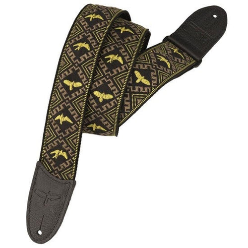 PRS Jacquard Hootenanny Style 2" Strap (Yellow Birds)