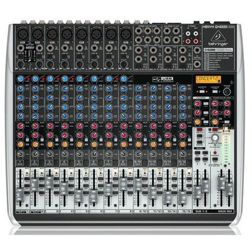 Behringer XENYX QX2222USB Mixer, Behringer, Haworth Music