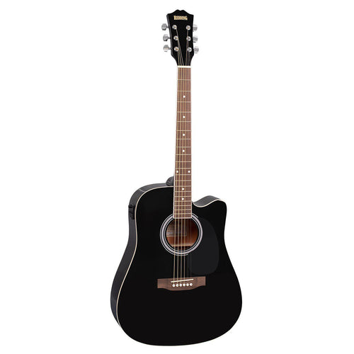 Redding Dreadnought electric/acoustic with Venetian cutaway., Redding, Haworth Music