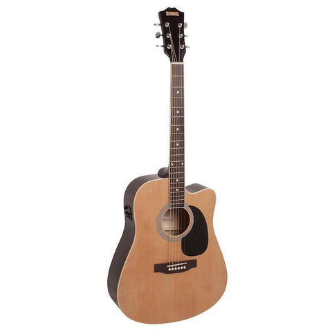 Redding RED50CE Dreadnought Acoustic Guitar In Natural