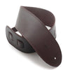 DSL Guitar Strap Leather 3.5" Brown Stitching SGE35 Saddle, DSL Straps, Haworth Music