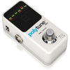 TC Electronic Polytune 3 Mini Polyphonic Tuner Pedal In White