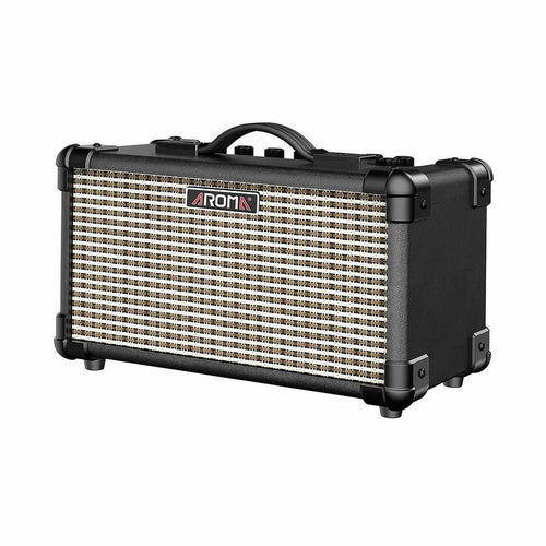 Aroma TM15BK 15W Black Electric Guitar Rechargeable Amplifier, Aroma, Haworth Music