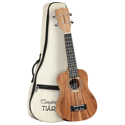 Tanglewood TWT7B Tiare Soprano Ukulele All Koa with Bag, Tanglewood, Haworth Music