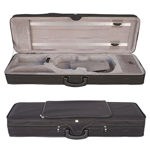 V-Case 4/4 violin case. Moulded polystyrene., V-Case, Haworth Music