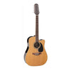 Takamine ED400SC-TT Thermal Top 12-String Acoustic Electric Dreadnought In Natural