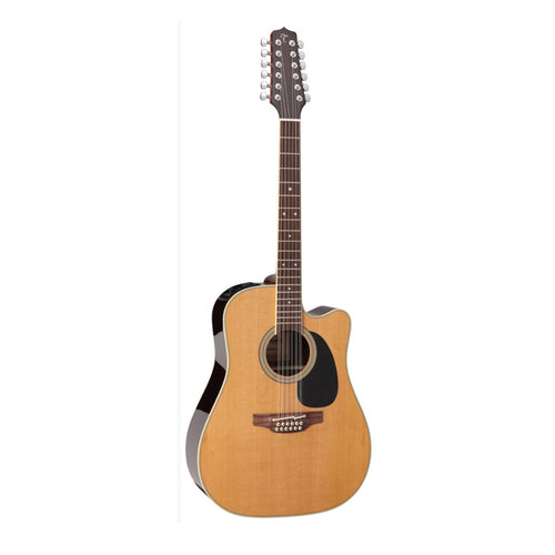 Takamine ED400SC-TT Thermal Top 12-String Acoustic Electric Dreadnought In Natural