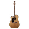 Takamine P1DC Left Handed Acoustic Electric Guitar In Natural