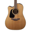 Takamine P1DC Left Handed Acoustic Electric Guitar In Natural