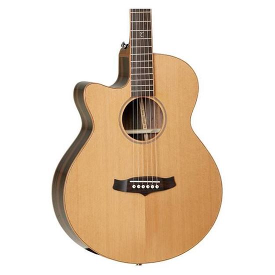 Tanglewood Java Superfolk Cutaway Electric Left Handed Guitar