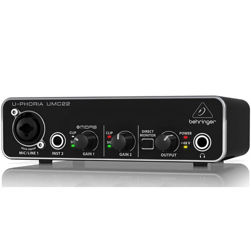 Behringer U-PHORIA UMC22 Interface, Behringer, Haworth Music