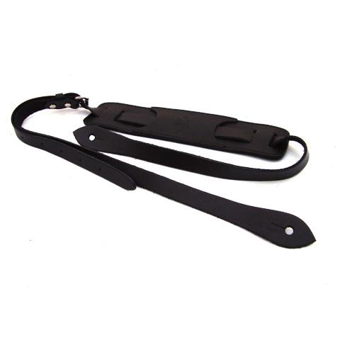 DSL Guitar Strap Leather Black Vintage Style VS20, DSL Straps, Haworth Music