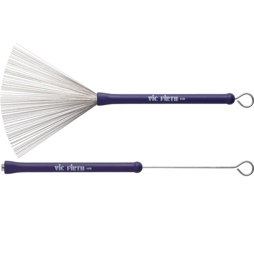 Vic Firth Heritage Brush with Purple Rubber Handle