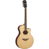 Yamaha APX600 Thin-Line Acoustic Electric Guitar In Natural