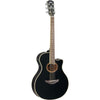 Yamaha APX700II Thin-Line Acoustic Electric Guitar w/ Solid Top In Black