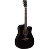 Yamaha FGX830C Acoustic Electric Guitar In Black FGX830CBL