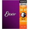 #11152: Acoustic Nano 12st Light 10-47, Elixir, Haworth Music