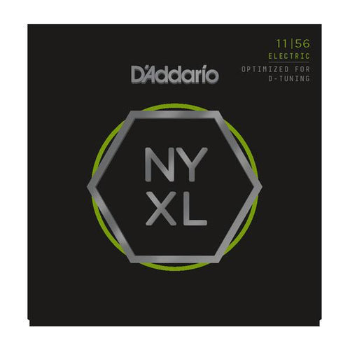 D'Addario NYXL1156 Nickel Wound Medium Top Extra-Heavy Bottom 11-56 Electric Guitar Strings, D'Addario, Haworth Music