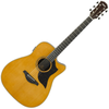 Yamaha A5R ARE All Solid Traditional Western Body Cutaway Dreadnought Sized Acoustic Electric Guitar In Vintage Natural