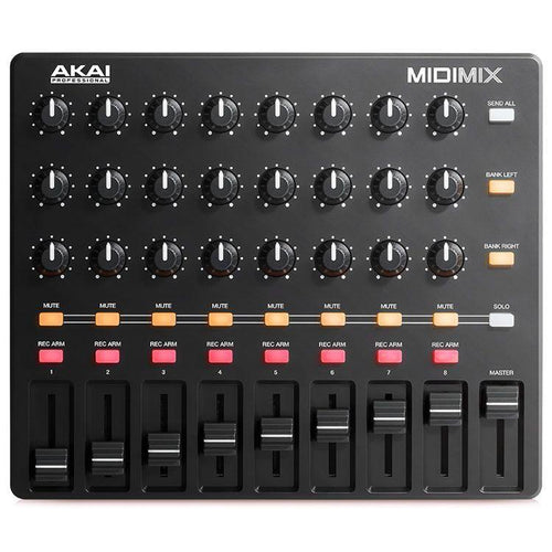 MIDIMIX: Portable Mixer/DAW Control, Akai Professional, Haworth Music