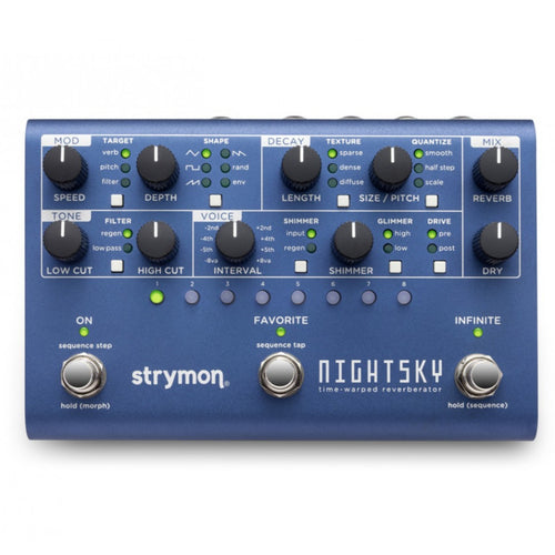 Strymon NightSky Time-Warped Reverberator Pedal