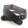 DSL Guitar Strap Leather 2.5" Grey suede backing GES25, DSL Straps, Haworth Music