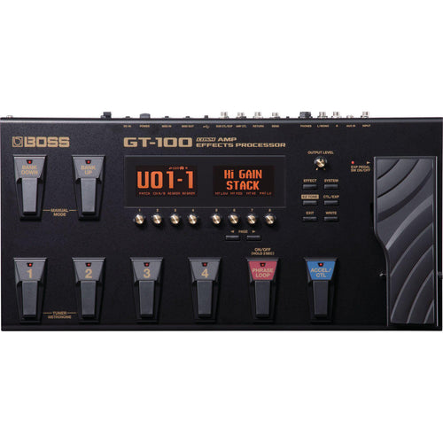 Boss GT-100 COSM Amp Effects Processor Pedal, Boss, Haworth Music