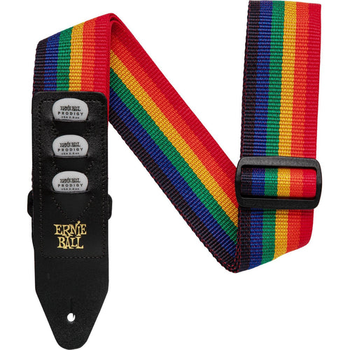 Ernie Ball Pickholder Strap - Rainbow