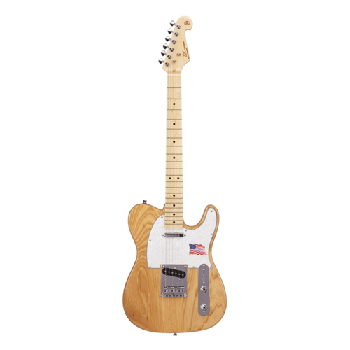 SX Ash Series ASH3N Tele Style Electric Guitar in Natural Ash
