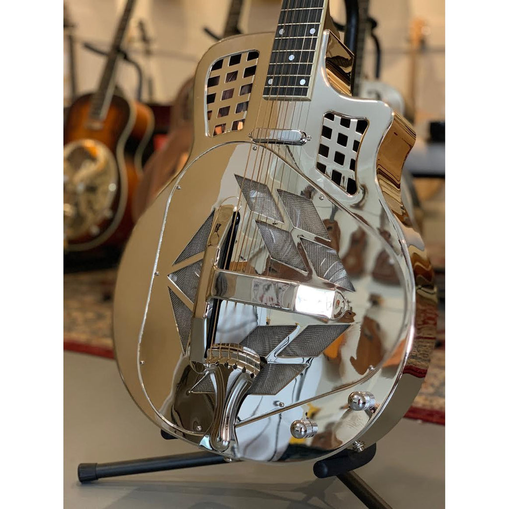Bourbon Street Resonator Guitar 3CNC Tricone Cutaway Nickel plated Be