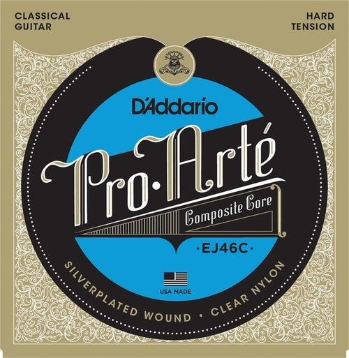 D'Addario Hard Pro-Arté Composite Classic Nylon String Set