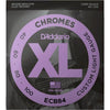 D'ADDARIO ECB84 CHROMES BASS GUITAR STRINGS, CUSTOM LIGHT, 40-100, LONG SCALE, Haworth Guitar