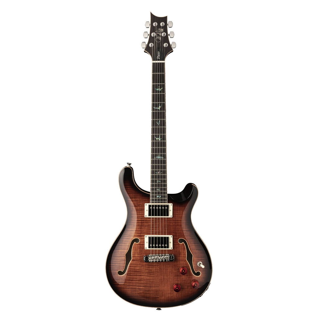 PRS Paul Reed Smith SE Hollowbody II Piezo Electric Guitar in Black Gold Burst, Haworth Guitars