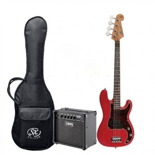 SX Bass plus LX15B Amp Beginners Bass Pack