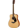 Yamaha FG820 Acoustic Dreadnought w/Solid Spruce Top In Natural