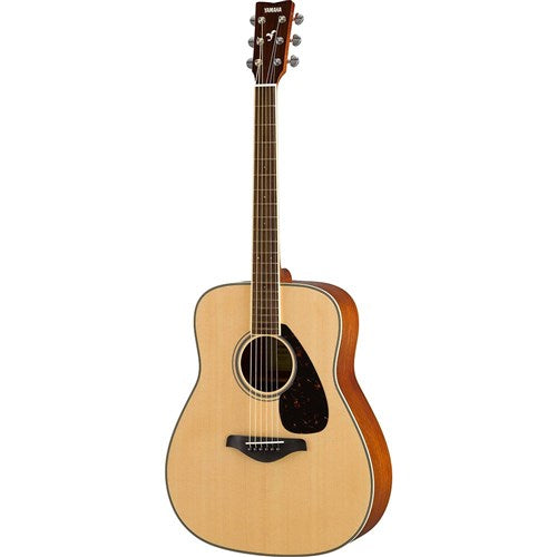 Yamaha FG820 Acoustic Dreadnought w/Solid Spruce Top In Natural