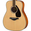 Yamaha FG820 Acoustic Dreadnought w/Solid Spruce Top In Natural