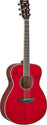 Yamaha FS-TA TransAcoustic Guitar Concert Size Acoustic/Electric Guitar Ruby Red