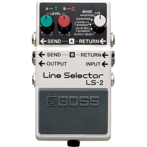 Boss LS-2 Line Selector Pedal, Boss, Haworth Music