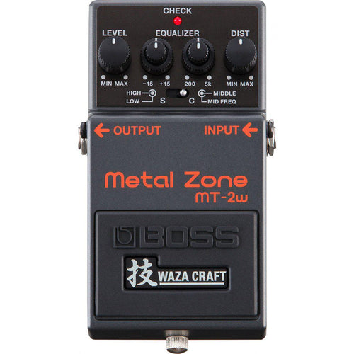 Boss MT-2W Waza Craft Metal Zone Distortion Pedal, Boss, Haworth Music