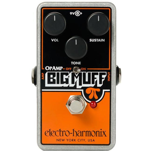 Electro-Harmonix Op-Amp Big Muff Pi Distortion Sustainer Pedal, Electro-Harmonix, Haworth Music