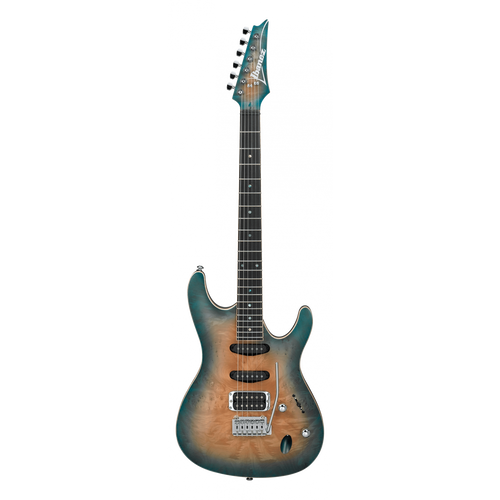 Ibanez SA460MBW SUB Electric Guitar In Sunset Blue Burst
